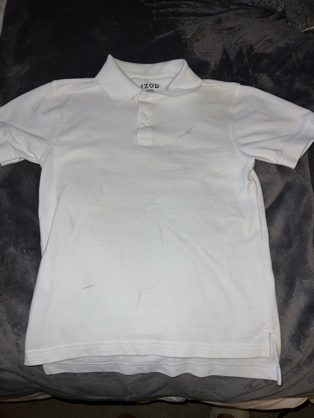 Izod White Kids Polo Shirt